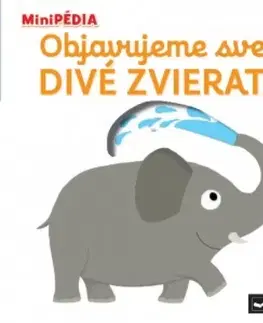 Leporelá, krabičky, puzzle knihy MiniPÉDIA – Objavujeme svet! Divé zvieratá