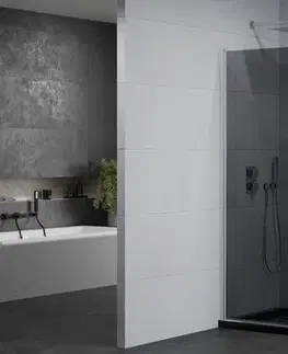 Vane MEXEN/S - Pretória sprchovací kút 90x90, grafit, chróm + sprchová vanička vrátane sifónu 852-090-090-01-40-4070