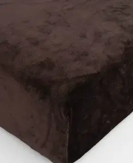 Plachty MKLozkoviny.sk Plachta mikroplyš Deluxe 180 x 200 cm - tmavo hnedé