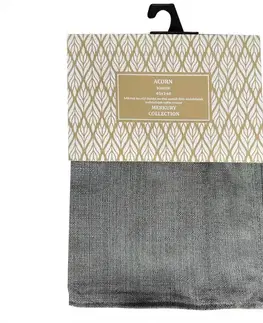 Bytový textil Behúň Acorn čierna 45x140