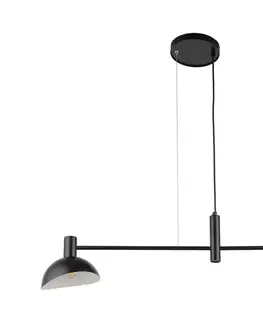 Svietidlá  Luster na lanku ARTIS 2xE14/40W/230V čierna 40525