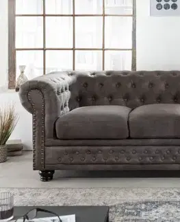 Pohovky a gauče Chesterfield pohovka 3-miestna MIDAS Dekorhome