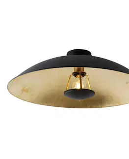 Stropné osvetlenie Inteligentné stropné svietidlo čierne so zlatom 60 cm vrátane Wifi A60 - Emilienne