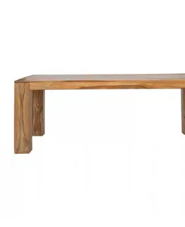 Jedálenské stoly Jedálenský stôl Tara 200x90 indický masív palisander