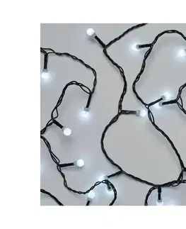 LED osvetlenie  LED reťaz 200xLED/8 funkcií 20m IP44 studená biela D5AC23