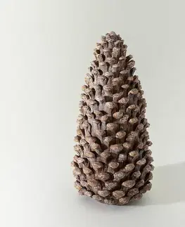 Vianočné dekorácie Veľká figúrka šišky 14x14x28 cm