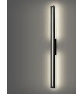 LED osvetlenie BRILAGI - LED vonkajšie nástenné svietidlo LINEO LED/24W/230V 4000K IP65 čierne BRI273