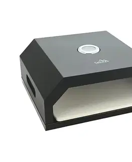 Grilovanie  Pec na pizzu s teplomerom 40x34,5x16 cm čierna 14110