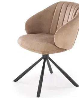 Čalúnené stoličky Stolička K533 cappucino