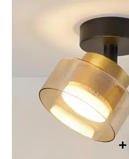 Svietidlá BRILAGI - LED Bodové svietidlo AURA LUX 1xGX53/30W/230V pr. 13 cm čierna/zlatá WO-OEM-CF-03-GLD