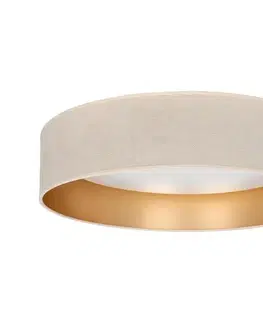 Svietidlá BRILAGI-LED stmievateľné veľké SMART stropné svietidlo 36W/230V 3000–6000K, priemer 55 cm, krémová/zlatá WT+DO 8590828056447