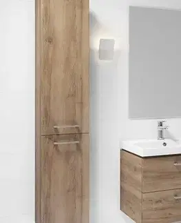 Kúpeľňový nábytok Cersanit Lara 60 skrinka pod umývadlo 45x59x45 cm, 2 zásuvky, v demonte, Orech S926-010-DSM