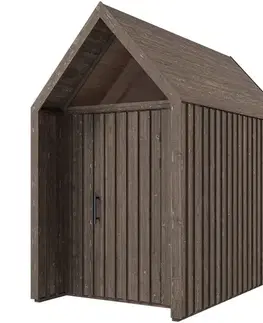 Drevené domčeky na záhradu Záhradný domček Swedish Barn 1622 hnedá V4