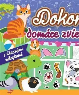 Nalepovačky, vystrihovačky, skladačky Dokonči domáce zvieratká