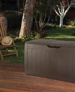 Záhradné úložné boxy Záhradný úložný box HOLLYWOOD 270L Keter