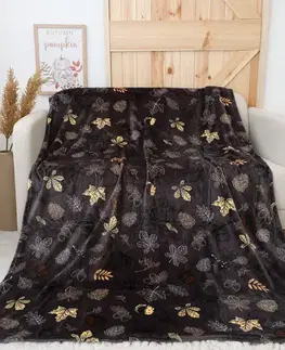 Deky MKLozkoviny.sk Deka mikroplyš Exclusive 150 × 200 cm – Jesenná elegancia