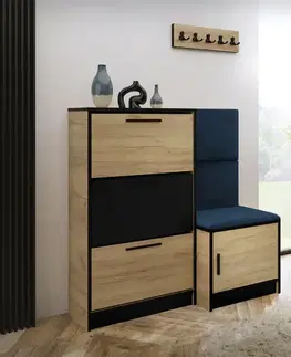 Skrinky na topánky Skrinka na topánky Kpl Foli Craft + Modrá (KRONOS 09)