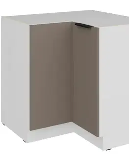 Kuchynské skrinky stojace Kuchynská skrinka Aria-Ta/Wh Anti Fingerprint 90x90 Dn 2f Bb