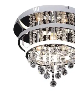 Svietidlá Rabalux 2237 - Krištáľový prisadený luster PALLAS LED/32W/230V + 3xE14/40W 2237