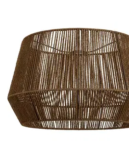 Tienidlo na lampu Japandi tienidlo s hnedým papierovým lanom 50/50/30 - Bullet