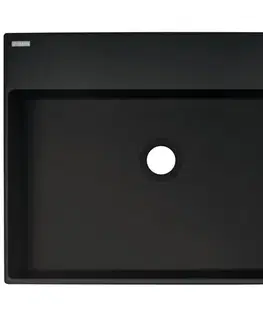 Umývadlá DEANTE - Correo nero Granit umývadlo na dosku - 500x400 mm CQR_NU5S