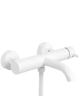 Kúpeľňové batérie REA - Vaňová batéria 150mm Lungo biela REA-B8030