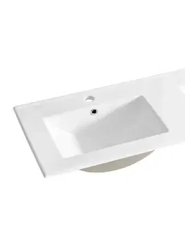 Umývadlá ArtCom Keramické umývadlo UM-8003-LAVA 120D | biely lesk