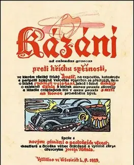 Východné náboženstvá Kázání proti hříchu spěšnosti - Josef Váchal
