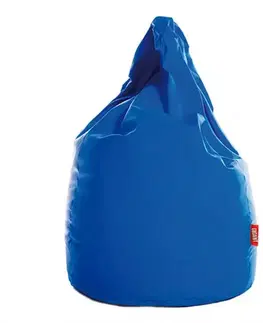 Taburetky Sedací vak Bag ekokoža modrý