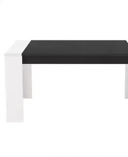 Jedálenské stoly Stôl Cremona TS 155x90 biely/čierna 11008805