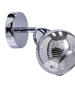 Nástenné svetlá Nástenná lampa 1X10W E14 chróm FORT