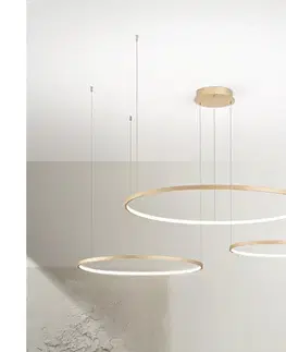 Svietidlá Ondaluce - LED stmievateľný luster na lanku SOEL LED/28W/230V+LED/38W+LED/47W SO.SOEL/3-ORO