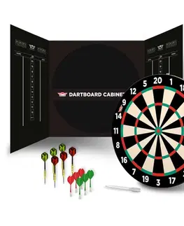 Terče Bull's Magnetic Paper Dartboard Cabinet Set