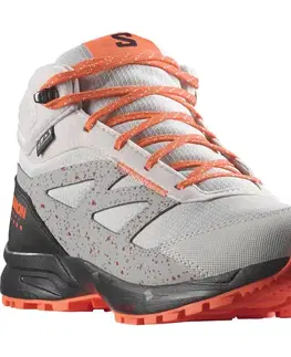 Vysoká outdoor obuv Salomon Outway Mid CSWP J Veľkosť: 31 EUR