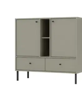 Komody ArtLemp Komoda YEDDO 2 2F2S | eukalyptus