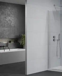Vane MEXEN/S - PRETORIA duo sprchovací kút 80 x 70, transparent, chróm + vanička vrátane sifónu 852-080-070-01-02-4010