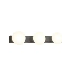 Svietidlá Redo 01-4311 - LED kúpeľňové stropné svietidlo OVUM 4xLED/5W/230V IP44 čierne 01-4311