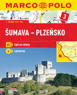 Slovensko a Česká republika Šumava - Plzeňsko 3 - mapa 1:100 000