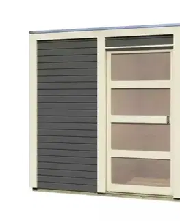 Drevené Drevený záhradný domček QUBIC 1 Lanitplast