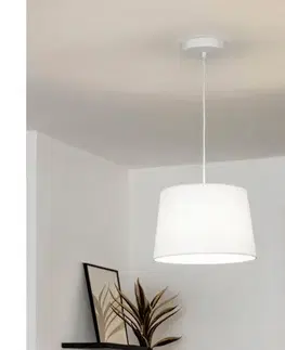 Svietidlá BRILAGI - LED luster na lankách CERIA 1xE27/40W/230V pr. 30 cm biela EG300171+EG781035