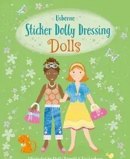 Nalepovačky, vystrihovačky, skladačky Sticker Dolly Dressing Dolls - Fiona Watt,Leyhane Vici