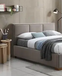 Postele Posteľ s úložným priestorom MAISON VELVET 160 Signal