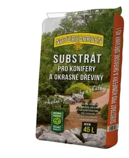 Grily Kinekus Substrát pre okrasné dreviny a hroby, 45l, NATURE GARDEN