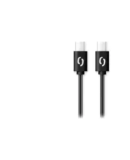 Predlžovacie káble Aligator DATKP48 - USB kábel USB-C/USB-C, 65 W Power Delivery, 1,5 m, čierny DATKP48