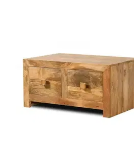 Konferenčné stolíky Konferenčný stolík 90x40x60 Hina z mangového dreva