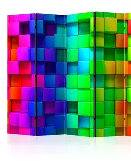Paravány Paraván Colourful Cubes Dekorhome