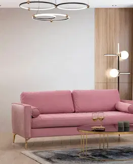 Pohovky a gauče Trojmiestna pohovka Rome - Rose