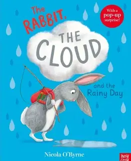 Leporelá, krabičky, puzzle knihy The Rabbit, the Cloud and the Rainy Day - Nicola O'Byrne