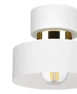 Svietidlá Keter Lighting Stropné svietidlo IGNIA 1xE27/60W/230V biela/zlatá 3399