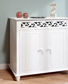 Komody Komoda biela D0052 Dekorhome
